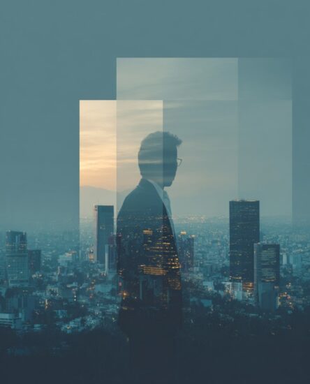 Business executive evaluating international expansion and company formation in Mexico for foreign investors